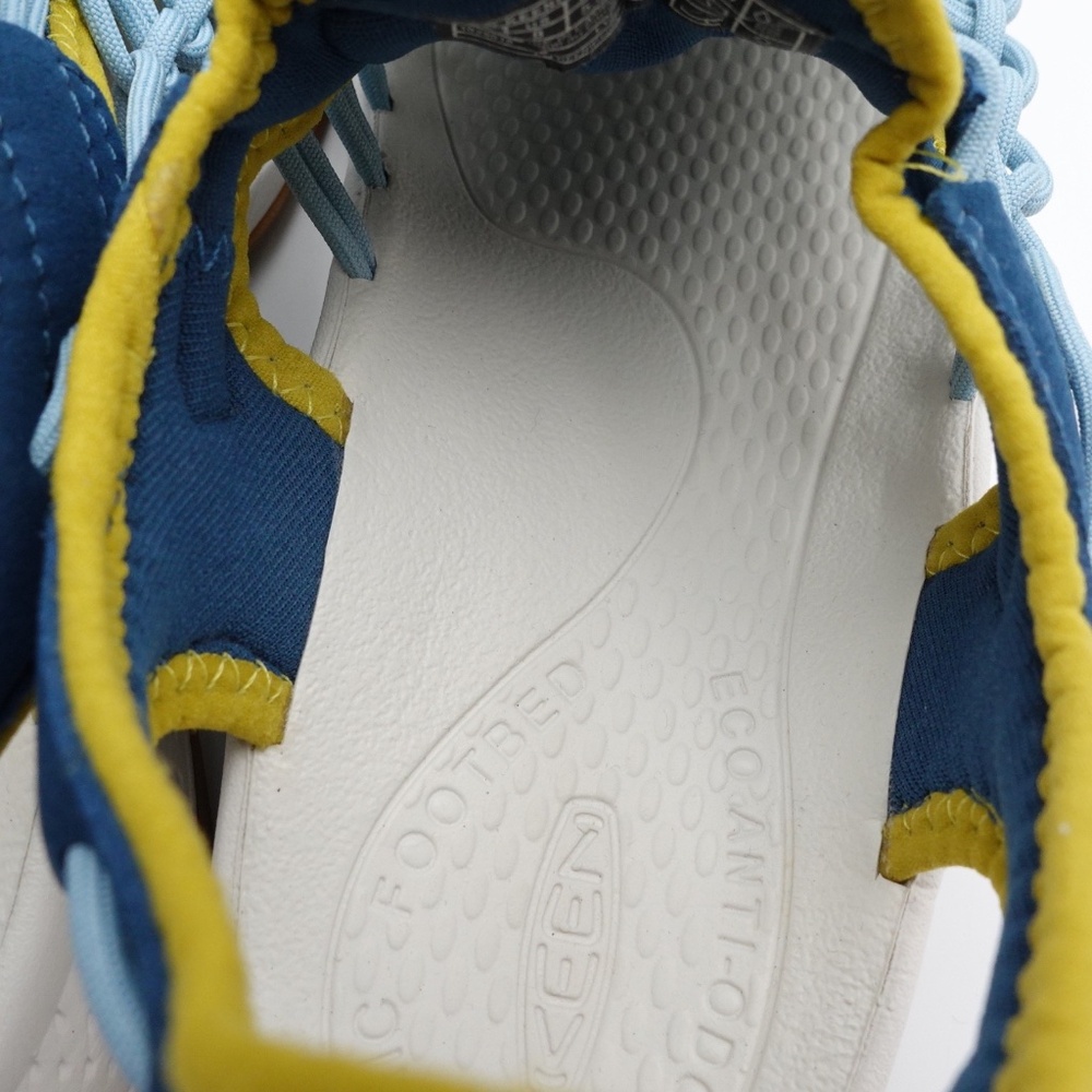Size 8 Women's KEEN UNEEK Astoria Sandals 1029018 Legion Blue/Reef Water - Picture 8 of 12